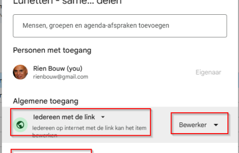 Stappenplan Google Drive – samenwerken
